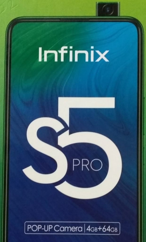 infinix s5 pro popup camera phone