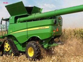 Crop harvesting machines