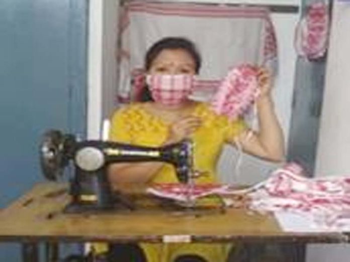 Mask made by the women of Jorhat,Assam