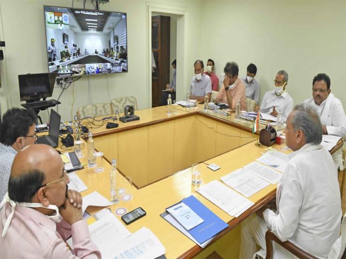 cm ashok gehlot vc with media cm ashok gehlot vc with media