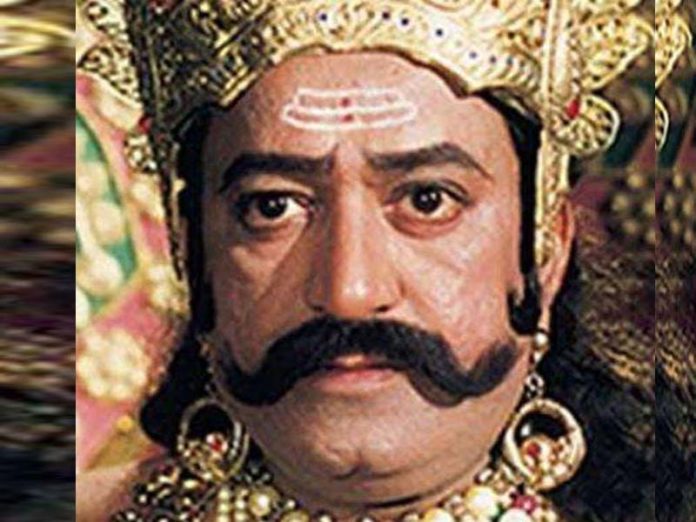 ravan-arvind tripathi रामायण में रावण किरदार निभाने वाले अरविंद त्रिपाठी