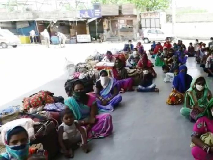 छत्तीसगढ के 212 प्रवासी अजमेर से रवाना, chhatisgarh migrants