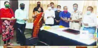 Distributed homeopathic medicine, gave decoction, distributed mask
