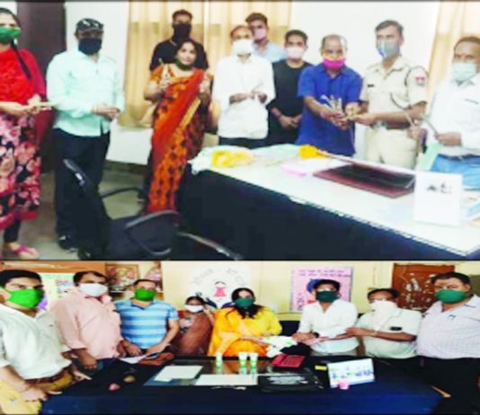 Distributed homeopathic medicine, gave decoction, distributed mask