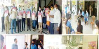 Divisional Commissioner KC Verma on Saturday reviewed the preparedness for rescue from Corona at St. Edmunds School