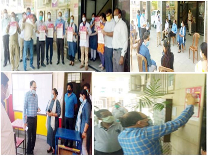 Divisional Commissioner KC Verma on Saturday reviewed the preparedness for rescue from Corona at St. Edmunds School Divisional Commissioner KC Verma on Saturday reviewed the preparedness for rescue from Corona at St. Edmunds School