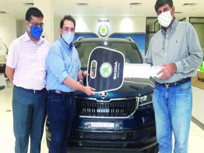 First Skoda karoq Delivery by Sayasha Skoda Jaipur First Skoda karoq Delivery by Sayasha Skoda Jaipur