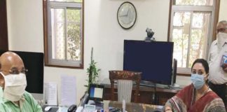 MP Diyakumari Meeting with Chief Secretary D.B. Gupta