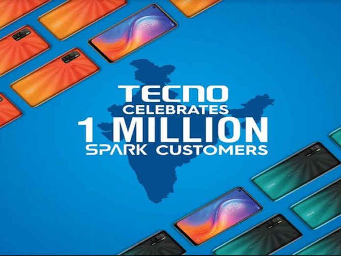 Techno Spark 1 Million Customers