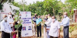 Rotary year inaugurated with plantation and food distribution