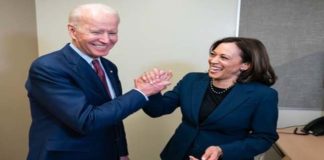 Kamala Harris with Joe Biden
