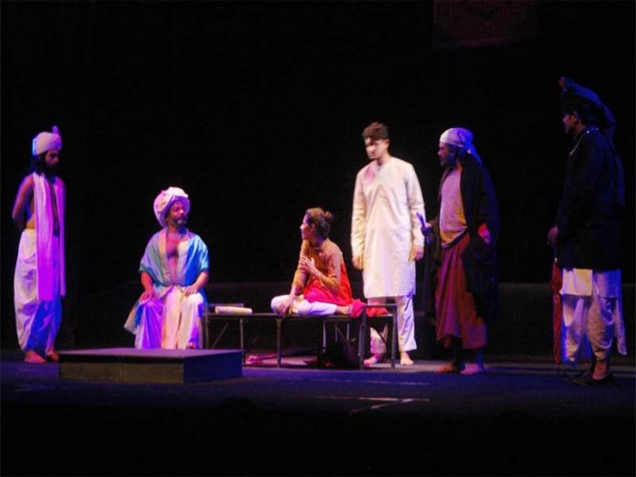 The play 'dakghar' written by Tagore staged