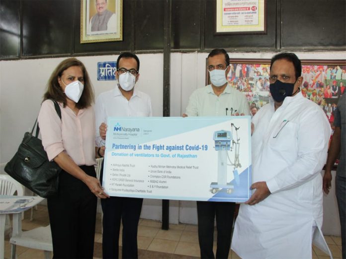 Established 5 ventilators to be inaugurated by Medical Minister in RUHS