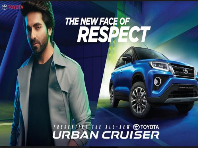Toyota Announces Ayushman Khurana as Brand Ambassador for Urban Cruiser