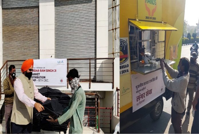 Unique builders organize blanket distribution and anchor service