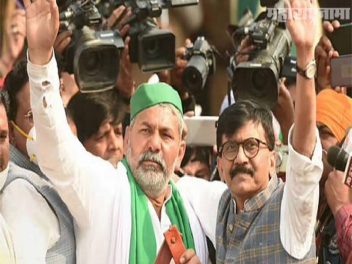 Sanjay Raut reached Ghazipur border,