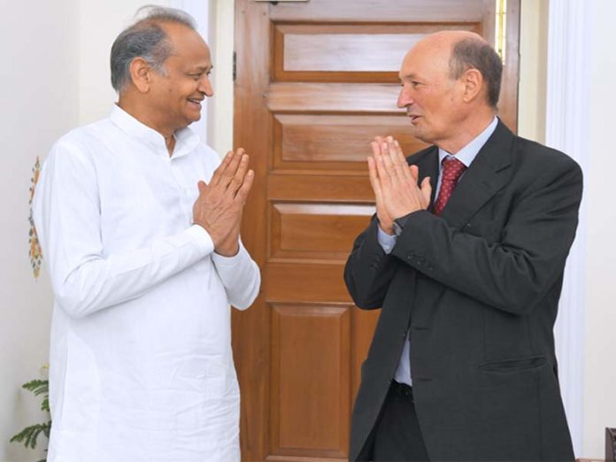 cm ashok gehlot ambassador of argentina