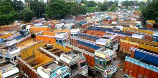 Jaipur Truck transporters strike