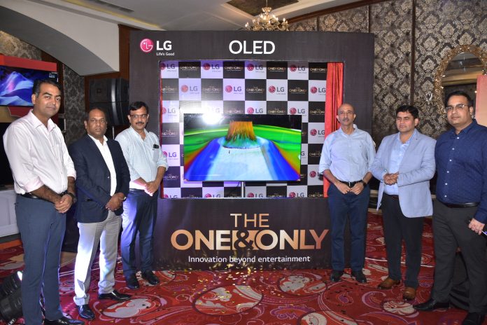 lg electronics new tv and home appliances linup launch in jaipur lg electronics new tv