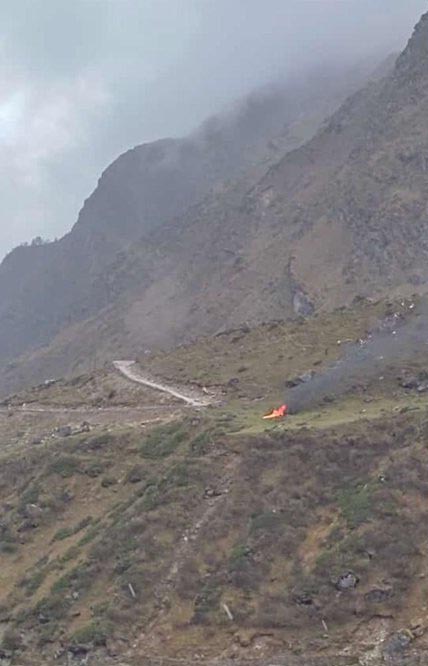 केदारनाथ में हेलीकॉप्टर क्रैश