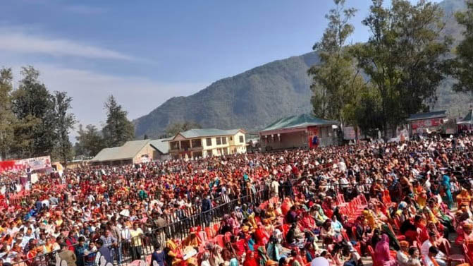हिमाचल में पीएम की रैली