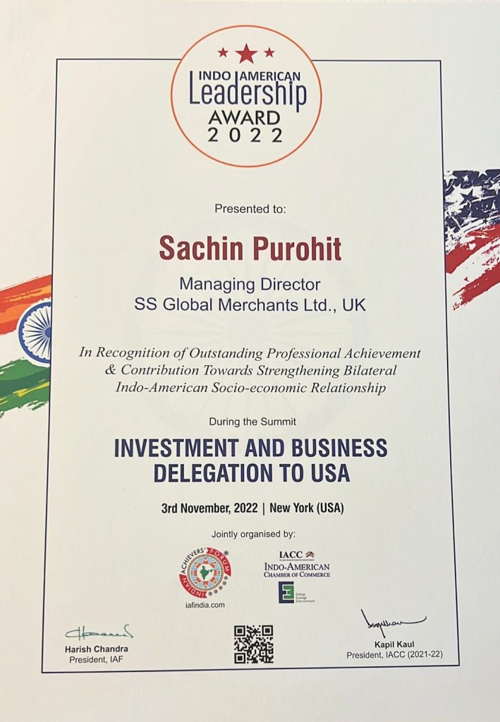 Sachin purohit awarded