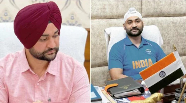 हरियाणा के खेल मंत्री संदीप सिंह