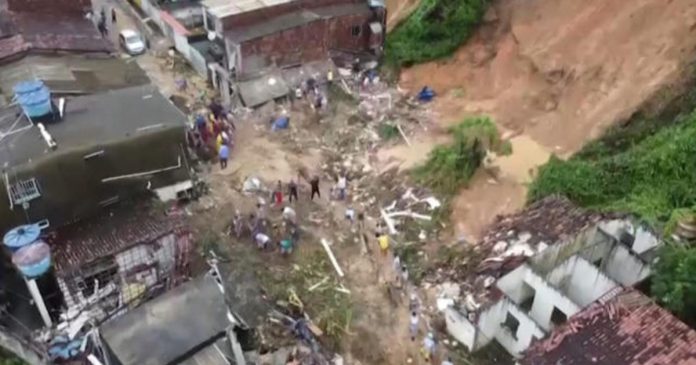 Brazil floods, landslides