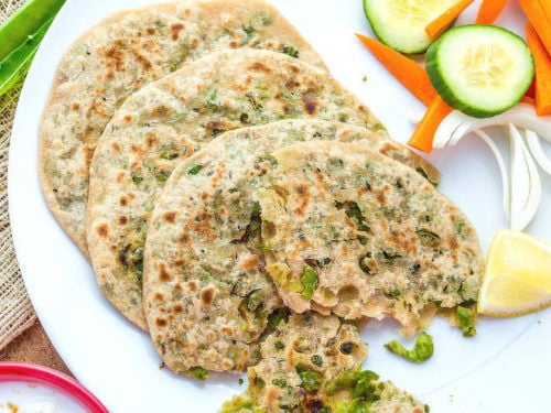 Matar-Paratha