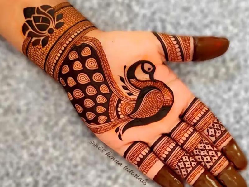 हरियाली तीज पर मेहंदी