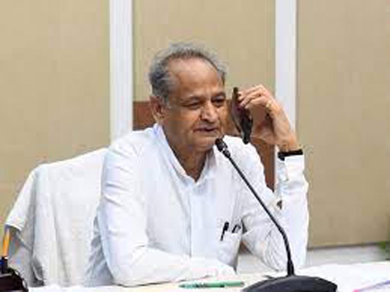 मुख्यमंत्री अशोक गहलोत