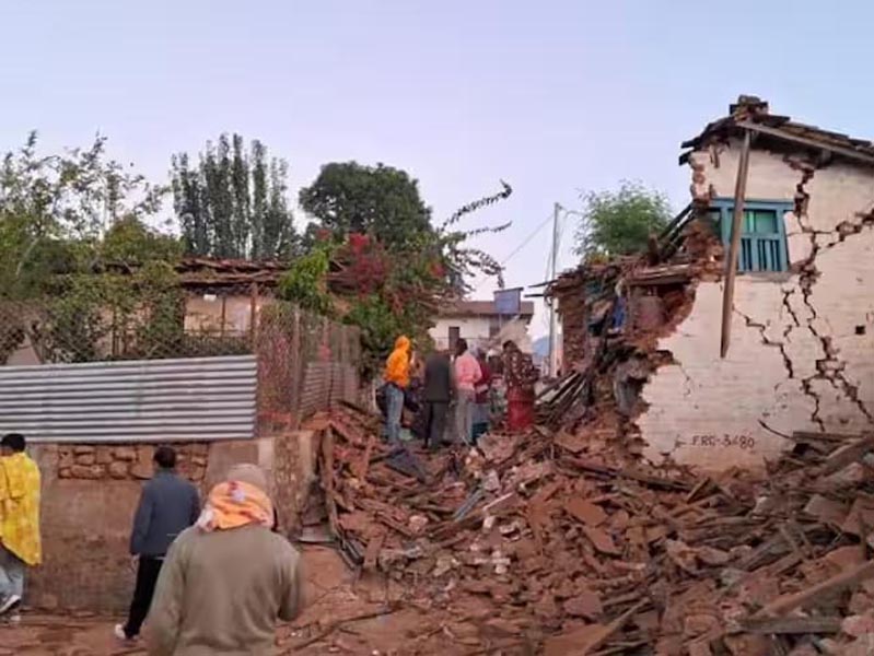 नेपाल में भूकंप