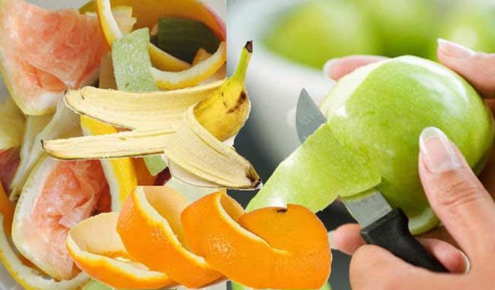 फलों के छिलके फलों के छिलके