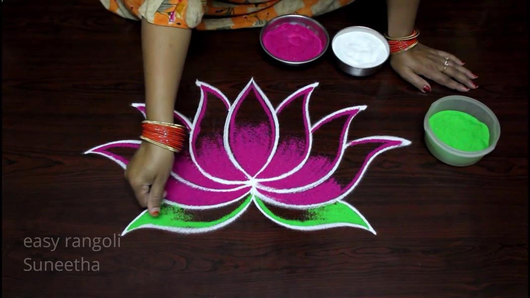 लोटस रंगोली