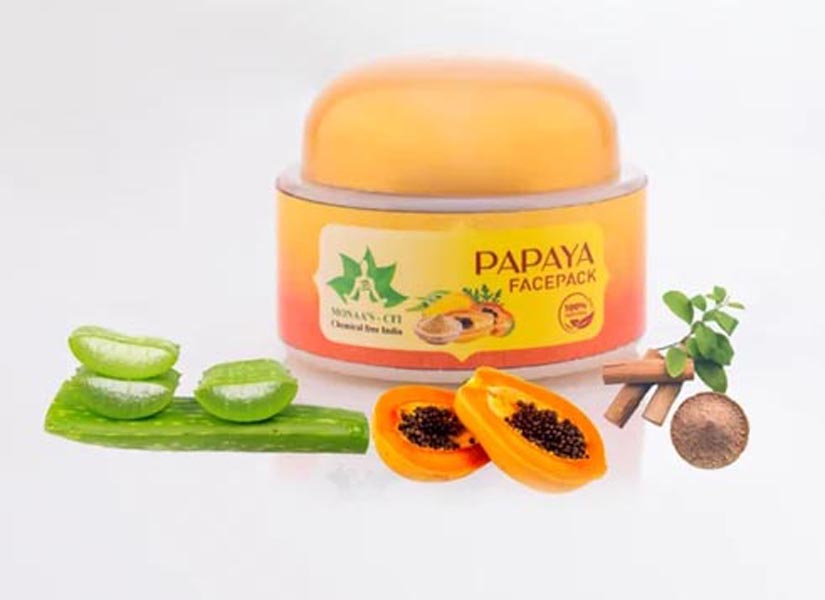 पपीता और चंदन का फेसपैक