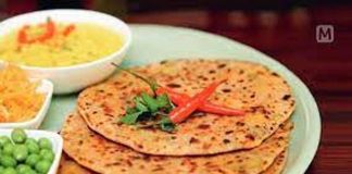 चिली गार्लिक पराठा