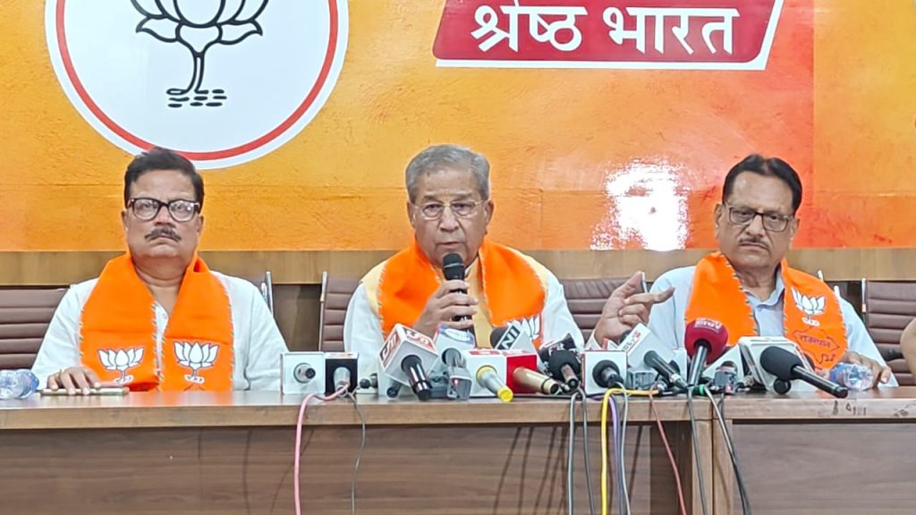 राज्यसभा सांसद घनश्याम तिवाड़ी