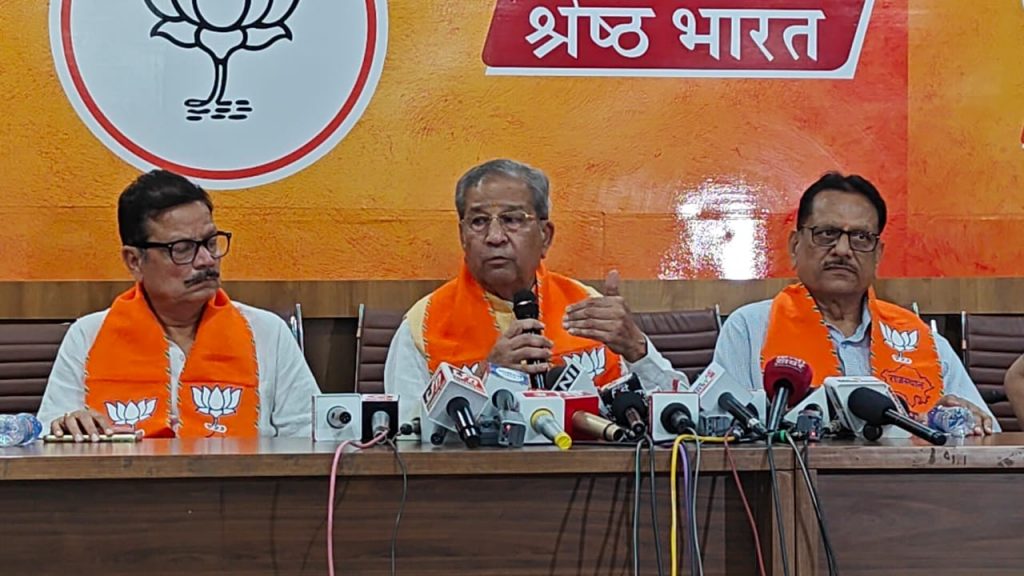 राज्यसभा सांसद घनश्याम तिवाड़ी