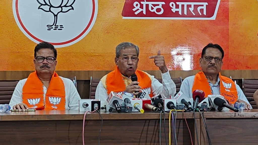 राज्यसभा सांसद घनश्याम तिवाड़ी