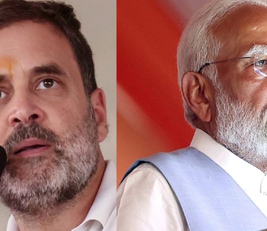 नरेन्द्र मोदी और राहुल गांधी