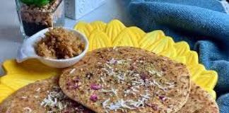 गुड़ का पराठा