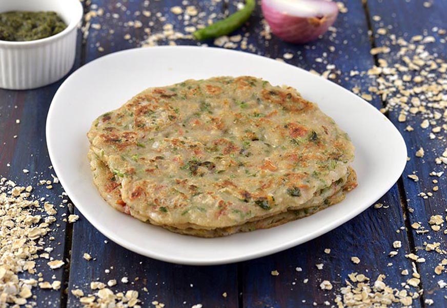 स्पाइसी ओट्स पैनकेक 