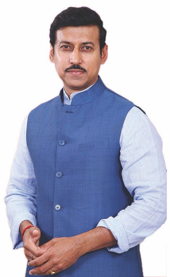 उद्योग एवं वाणिज्य मंत्री कर्नल राज्यवर्धन राठौड़