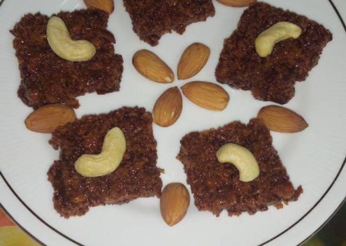 घी की खुरचन की बर्फी