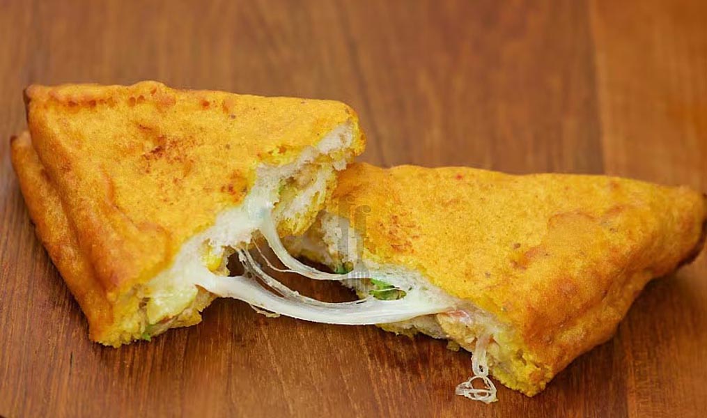 चीज ब्रेड पकौड़ा