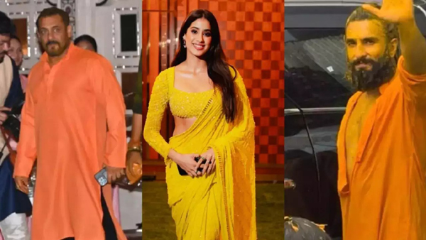 हल्दी सेरेमनी में पहुंचे सितारे। हल्दी सेरेमनी में पहुंचे सितारे।