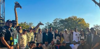 वाइल्ड लाइफ टूर पर गई टीम इंडिया