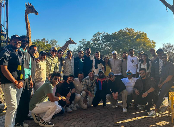 वाइल्ड लाइफ टूर पर गई टीम इंडिया