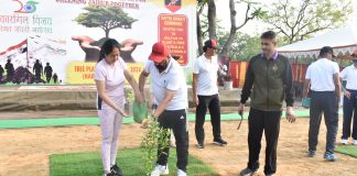 जयपुर सैन्य स्टेशन में पौधरोपण अभियान