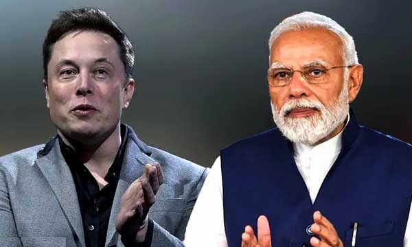 एलन मस्क और नरेंद्र मोदी